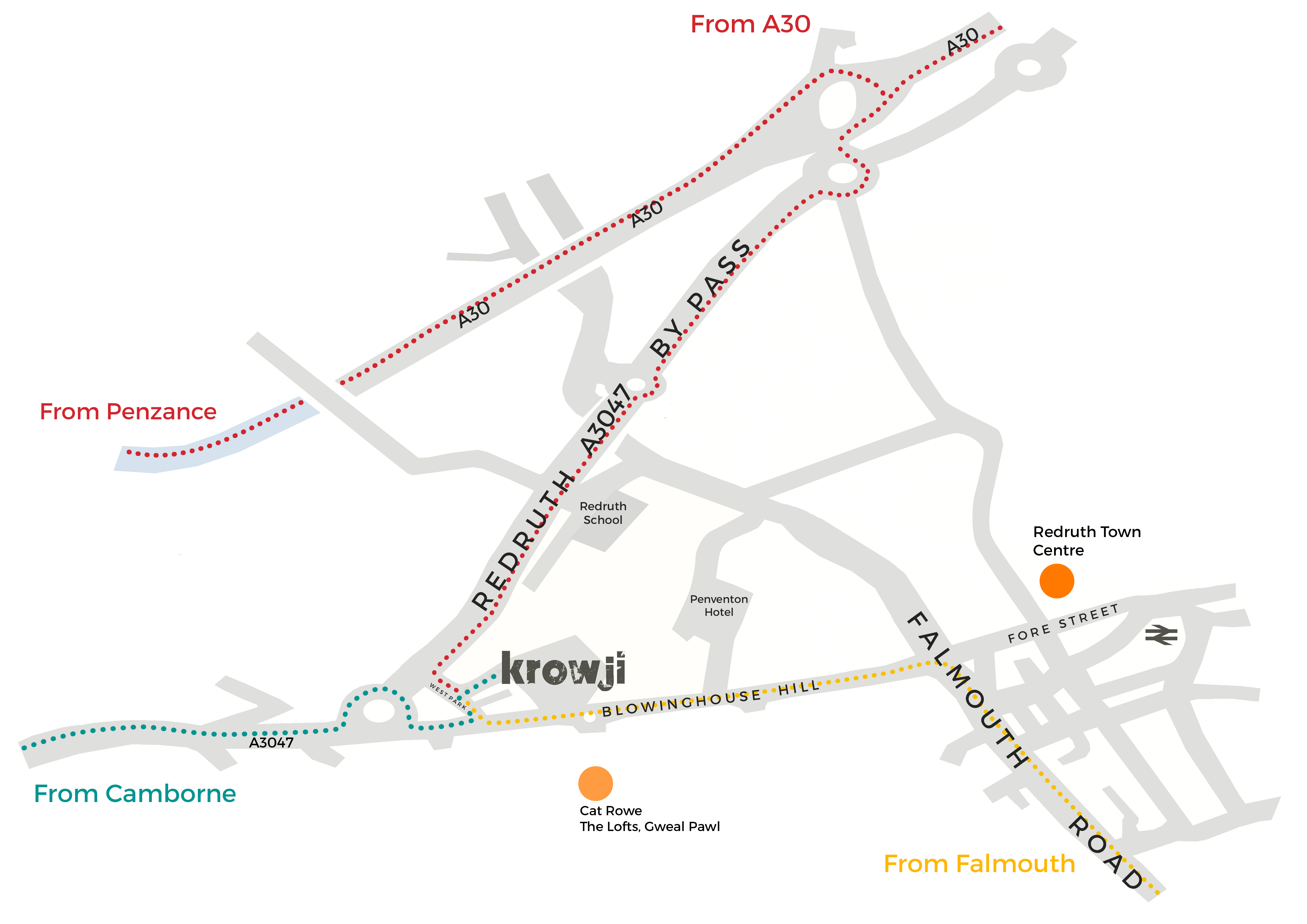 Map for Open Studios blog post