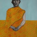 Michael Harris, We All Fall Down, acrylic and charcoal