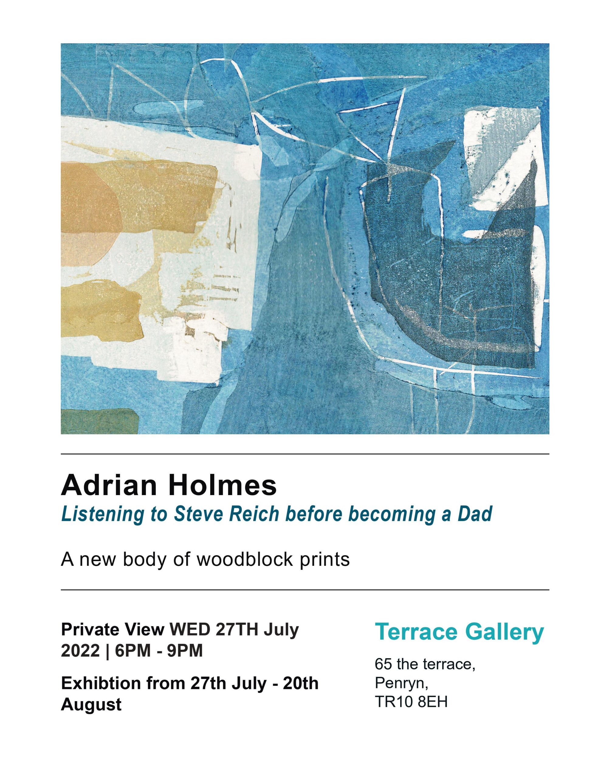 Adrian Holmes- Terrace Gallery - Krowji