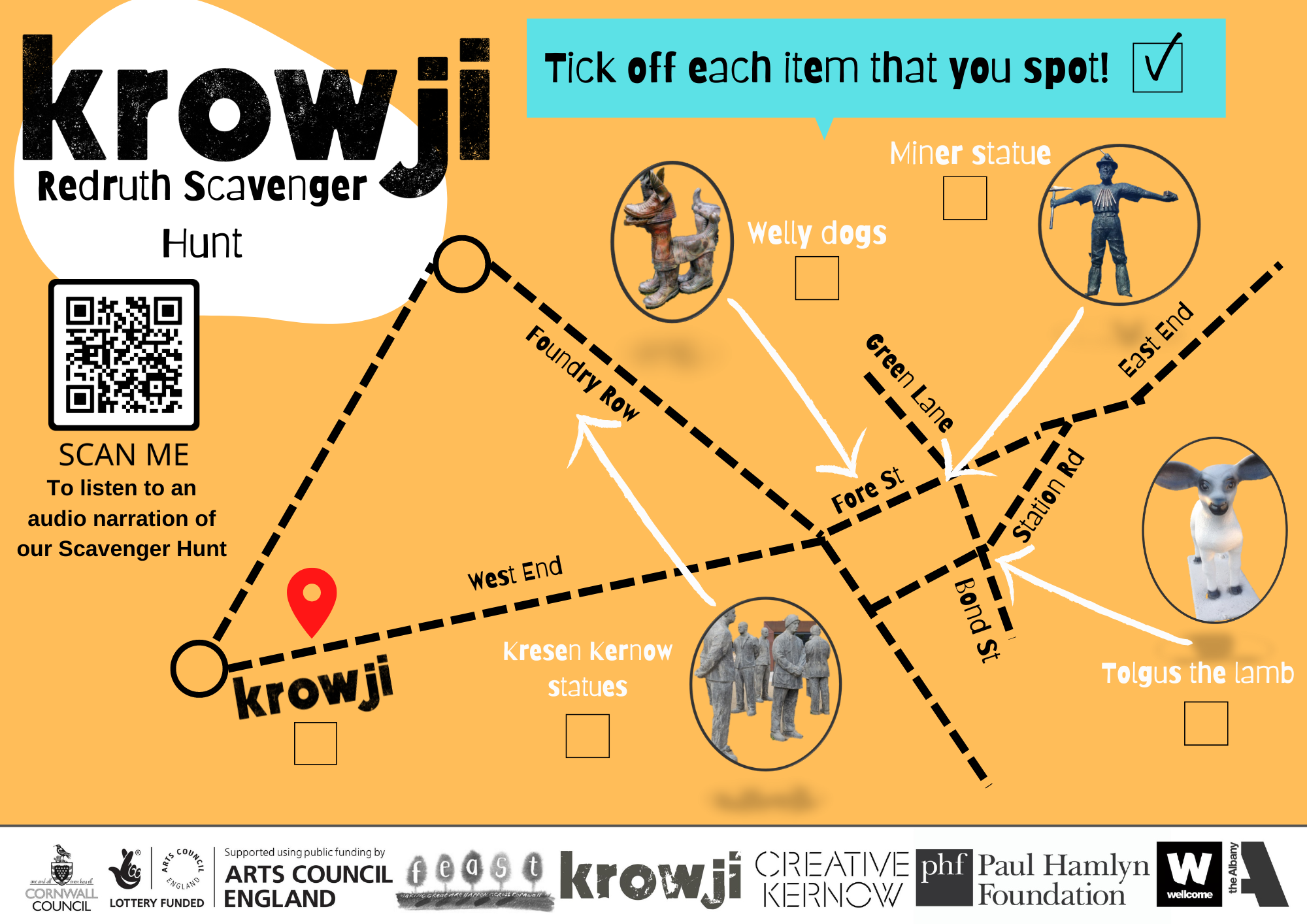 Krowji Redruth Scavenger Hunt Krowji