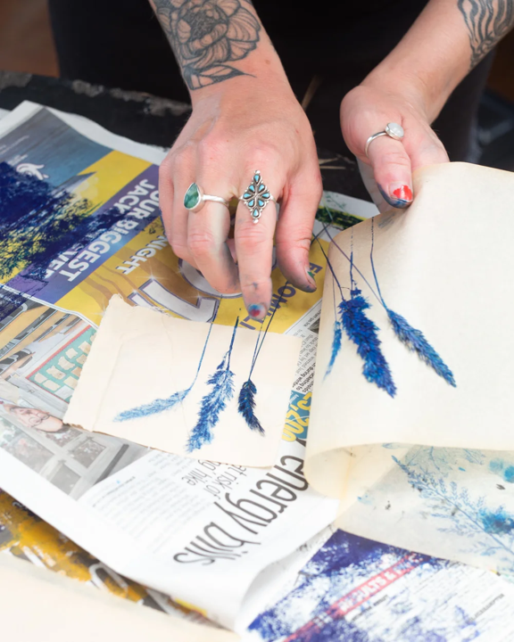 Alicia Breakspear- Botanical Printmaking Workshops - Krowji