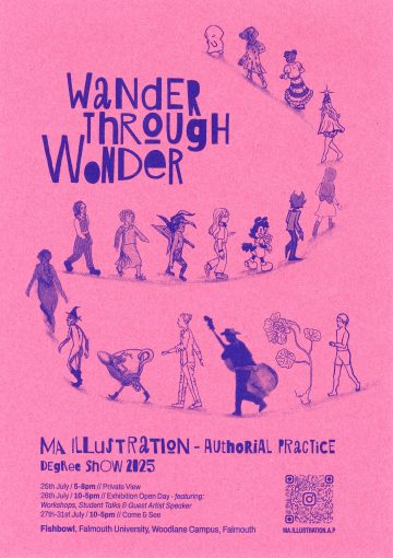 MA Illustration: Authorial Practice Degree Show poster
