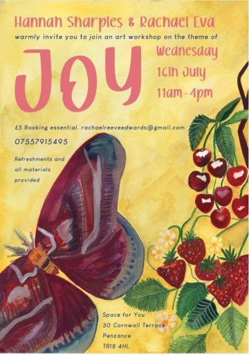 Hannah Sharples - Joy Workshop poster