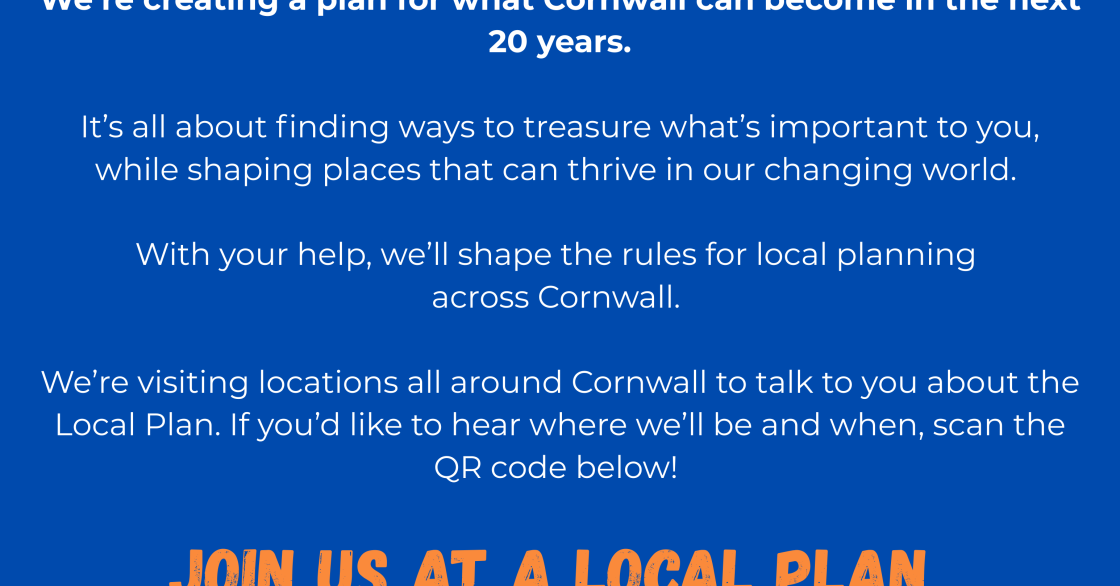 Cornwall Local Plan poster