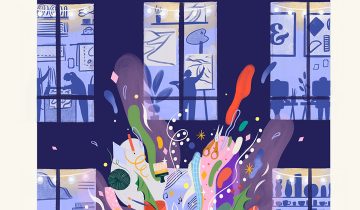 Krowji Christmas Open Studios poster