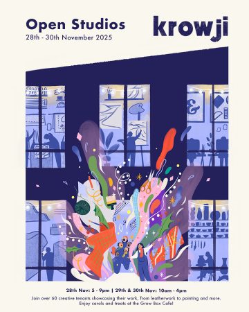 Krowji Christmas Open Studios poster